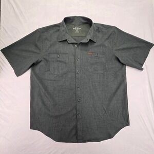 ORVIS Mens Short Sleeve Button Up Shirt Classic Collection XL